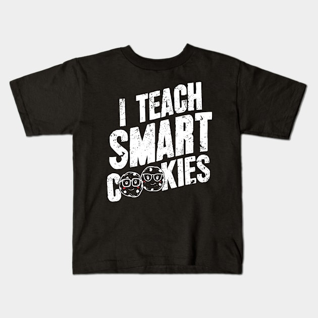 I teach smart cookies Kids T-Shirt by captainmood